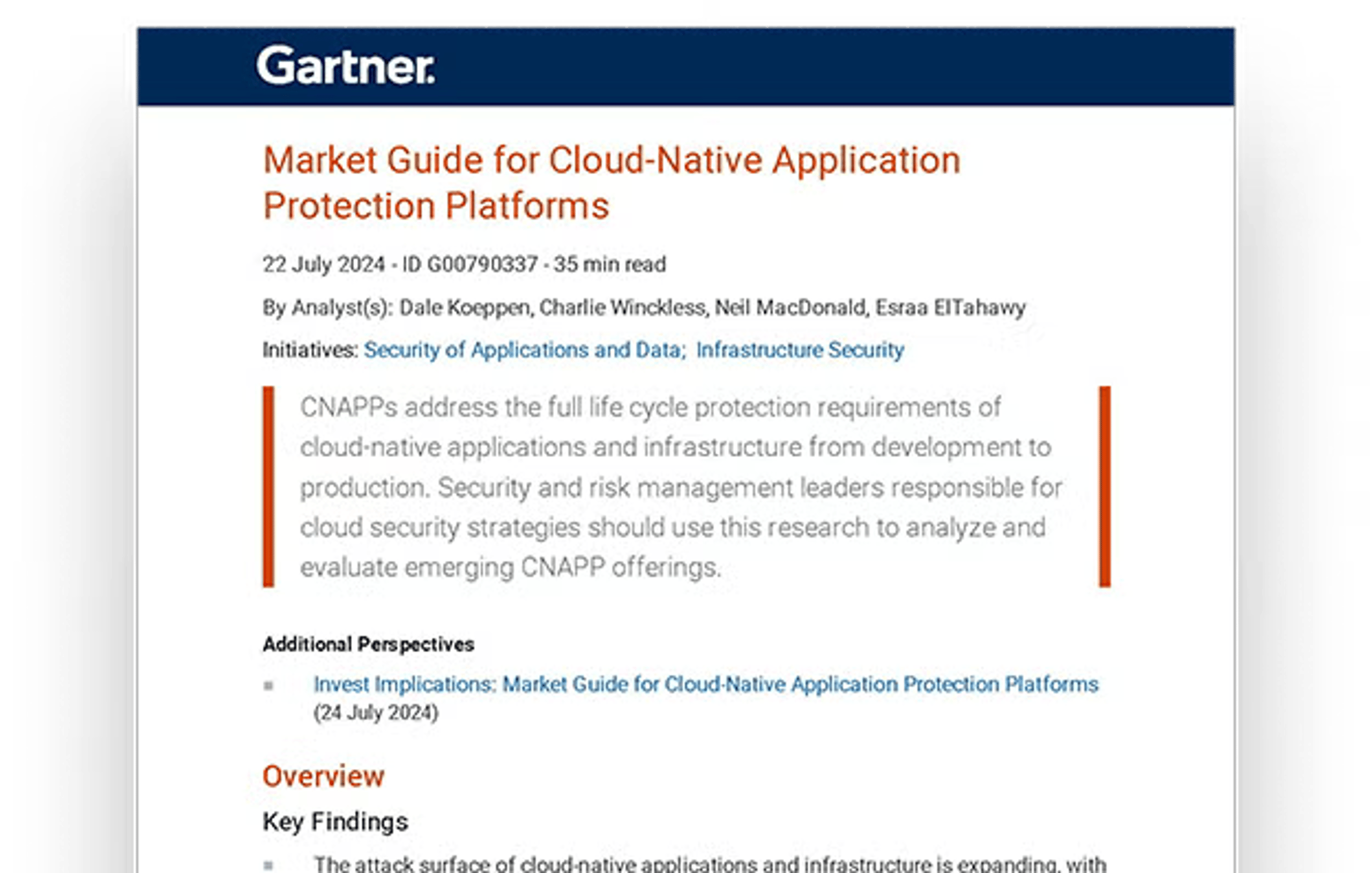 Gartner Market Guide