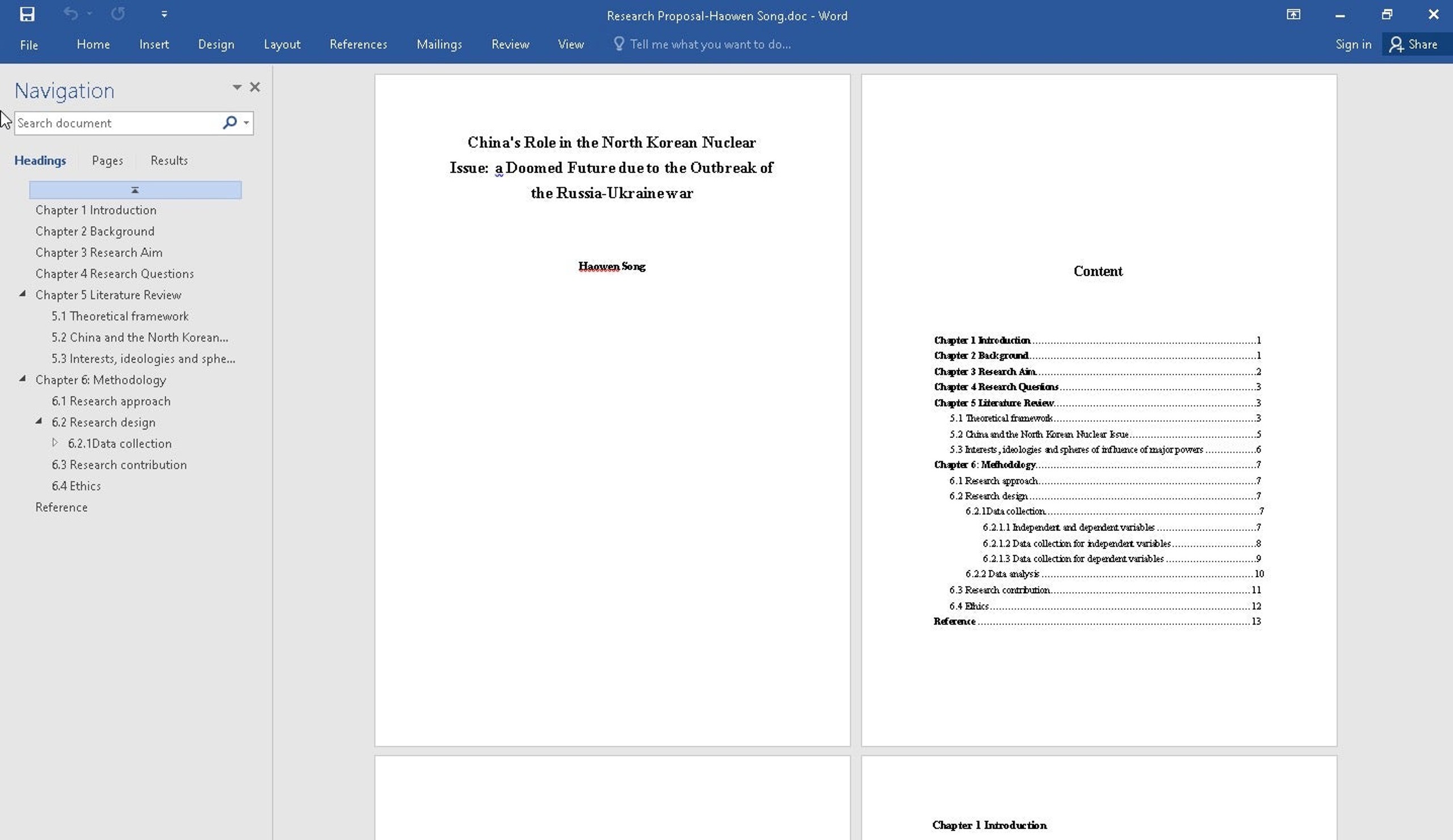 Malicious Document, themed to DPRK / China