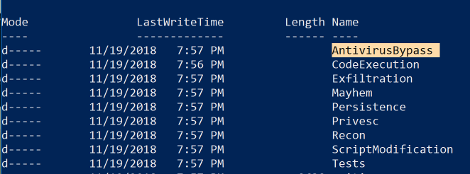 Een screenshot van AntivirusBypass-scripts