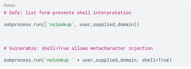 Parameterized Command APIs