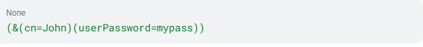 LDAP Syntax