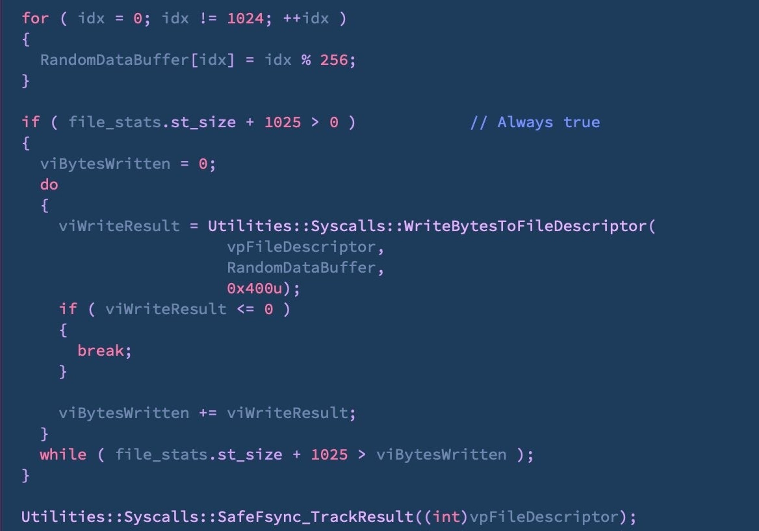 AcidPour overwrites itself on disk at the beginning of its execution