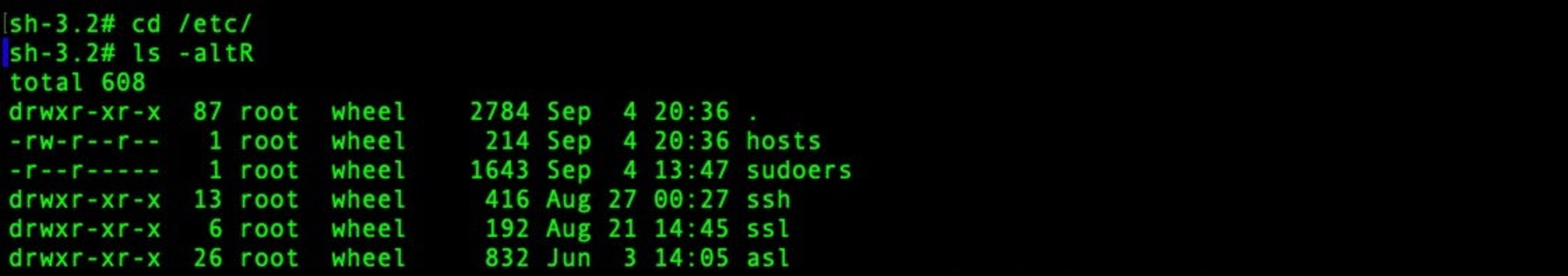image of files modified in etc