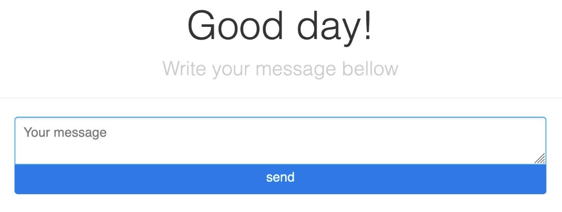 Good Day Ransomware - Message form | SentinelOne
