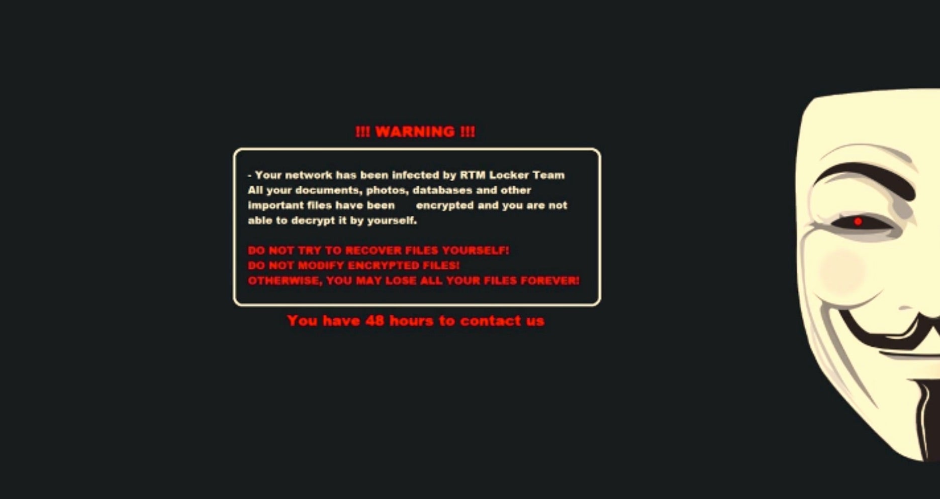 RTM Locker Ransomware - Warning | SentinelOne