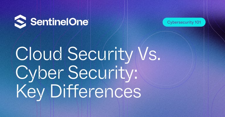 Cloud Security Vs. Cyber Security - Featured Image - | SentinelOne