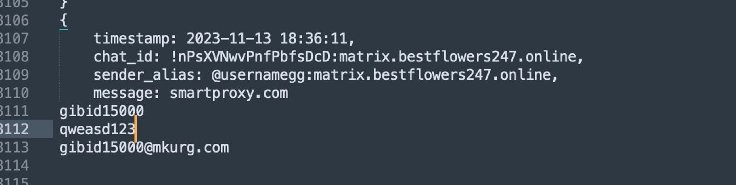 SmartProxy credentials from BlackBasta leaks
