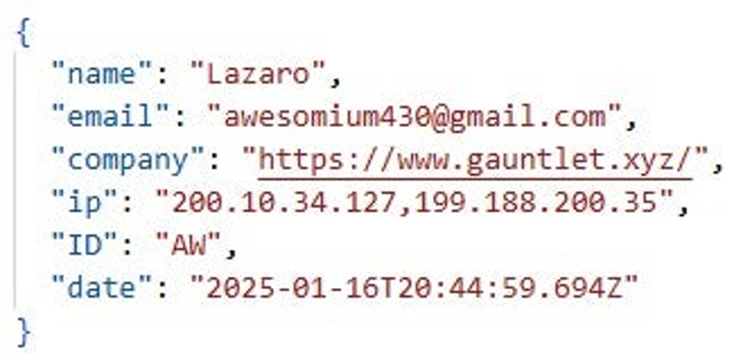 Log entries