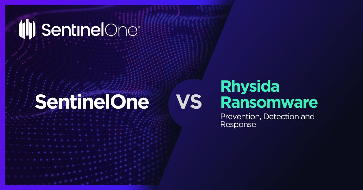 Rhysida Ransomware - Featured Image | SentinelOne