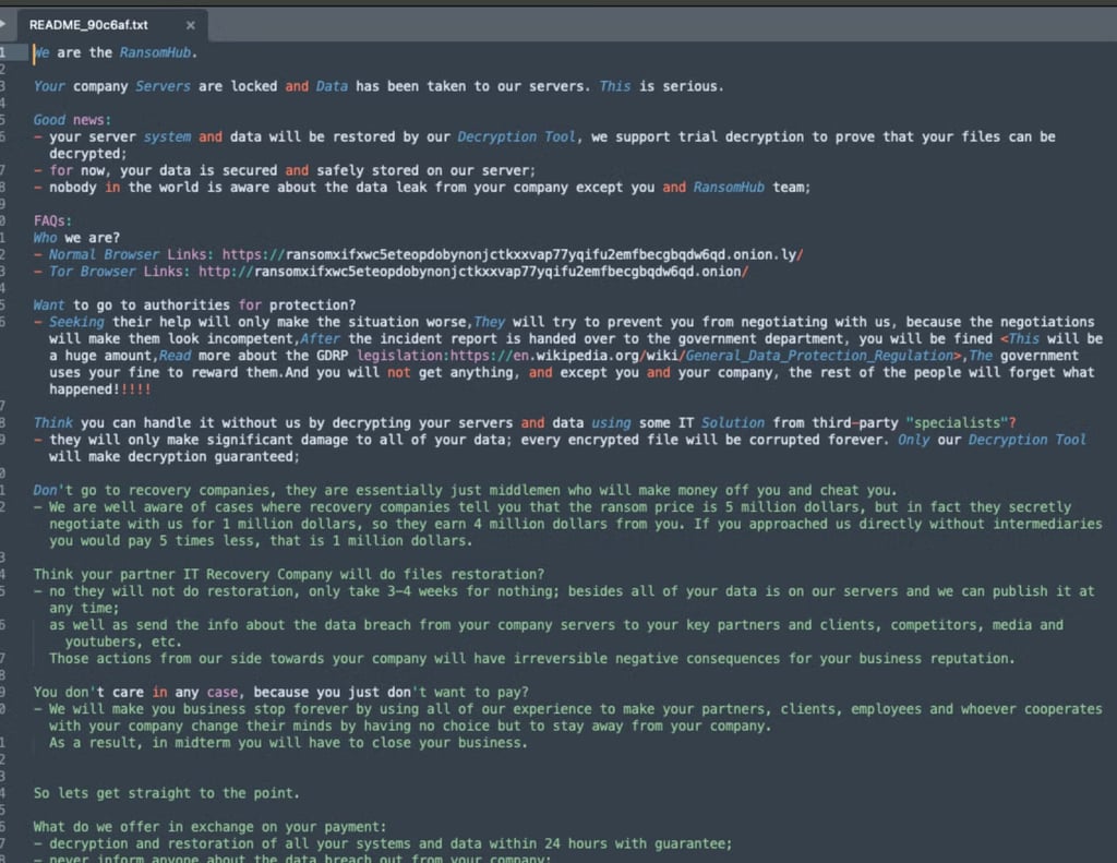 RansomHub Ransomware | SentinelOne