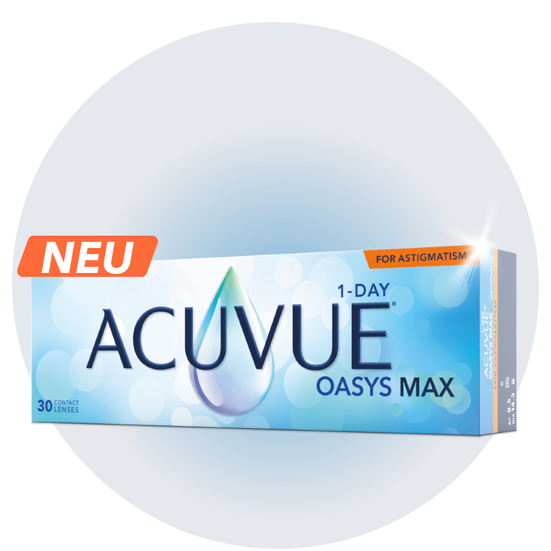 Neues Produkt ACUVUE OASYS MAX for ASTIGMATISM