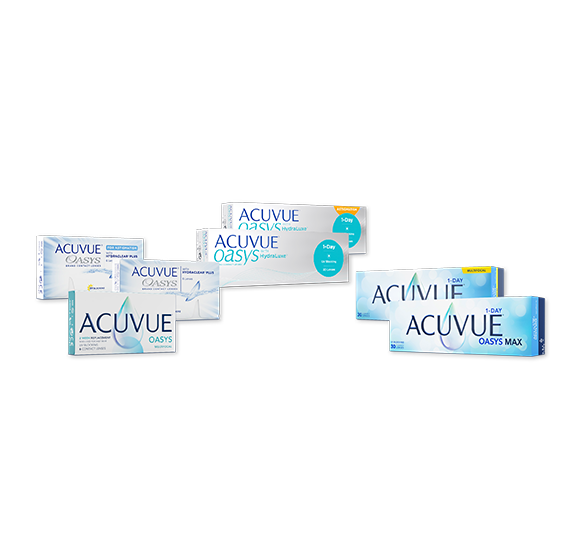 Kompletní řada kontaktních čoček ACUVUE® OASYS