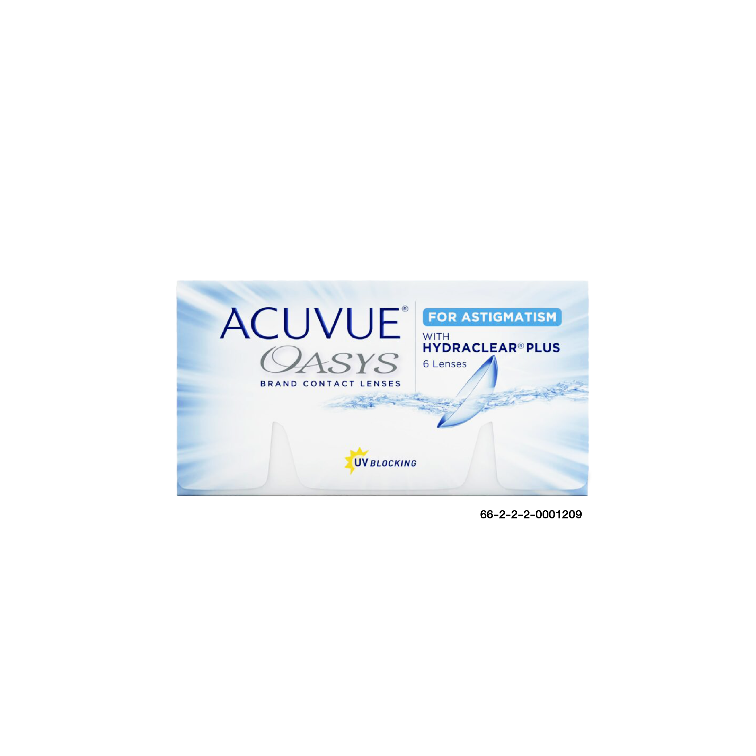ACUVUE Packshot OASYS w HYDRCLEAR ASTIG 6P Front