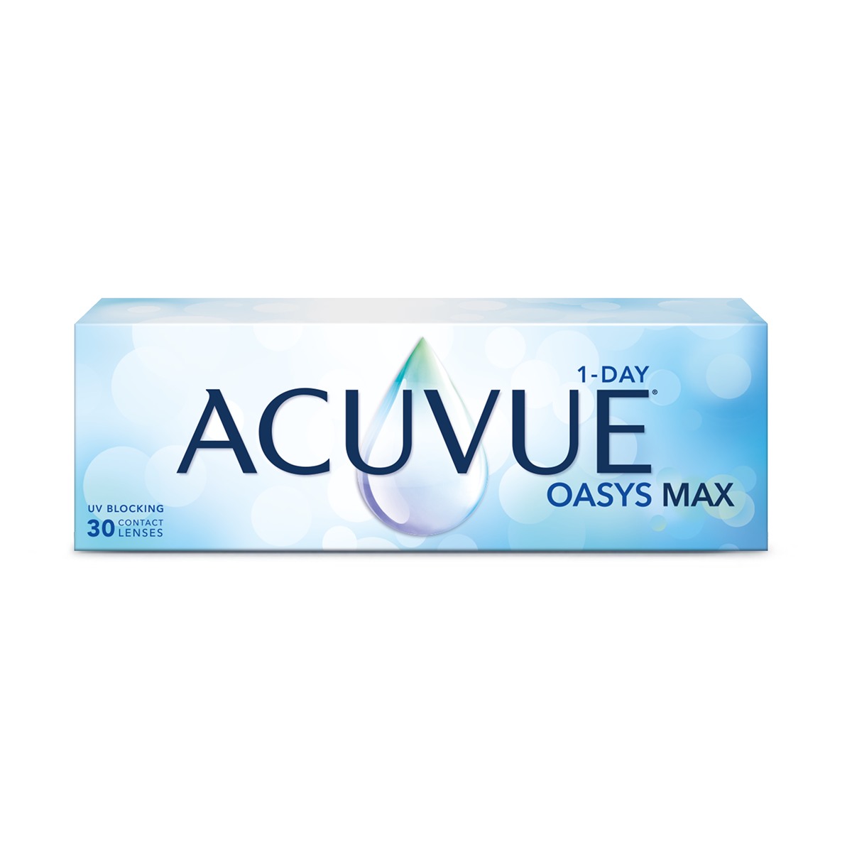 Упаковка контактных линз ACUVUE® OASYS MAX 1-Day Упаковка контактных линз ACUVUE® OASYS MAX 1-Day