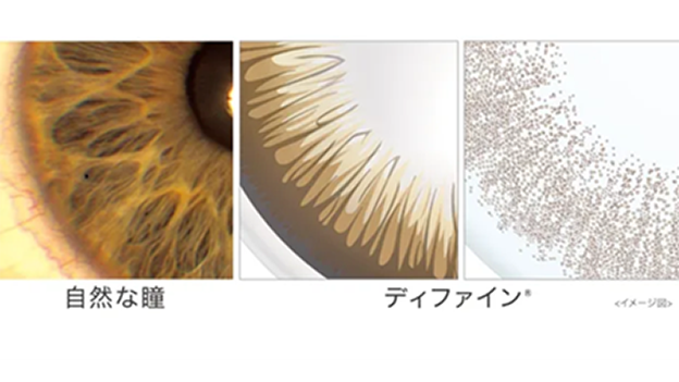 （イメージ図）自然な瞳とディファイン®︎
