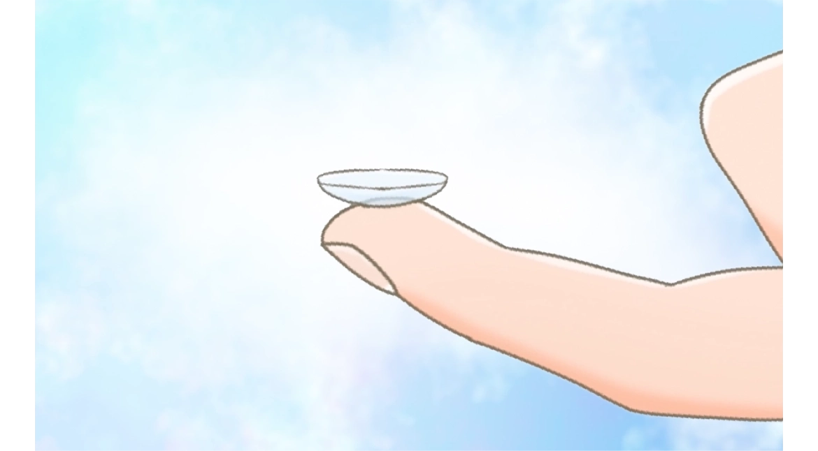 指にのせる 指にのせる