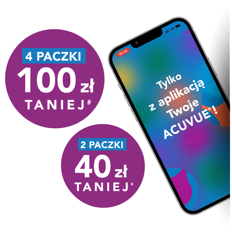 Promocja „zniżki z ACUVUE®” w aplikacji Twoje ACUVUE® Promocja „zniżki z ACUVUE®” w aplikacji Twoje ACUVUE®