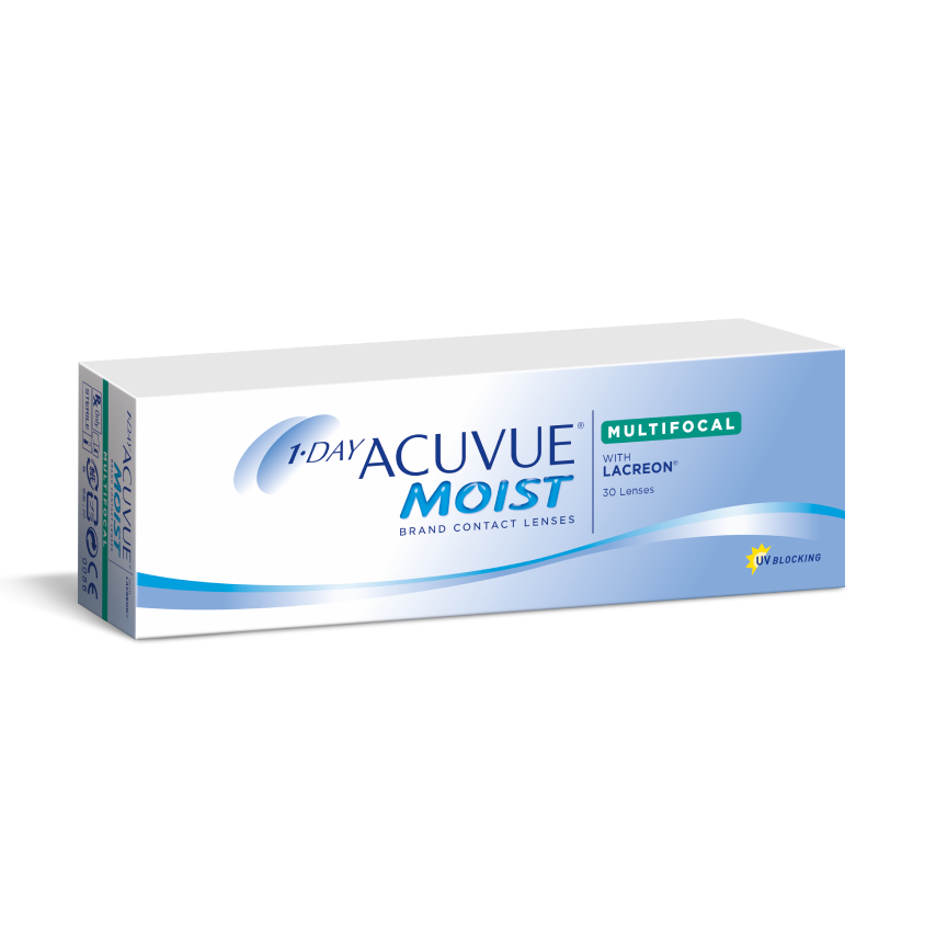 Упаковка однодневных контактных линз ACUVUE® MOIST Multifocal