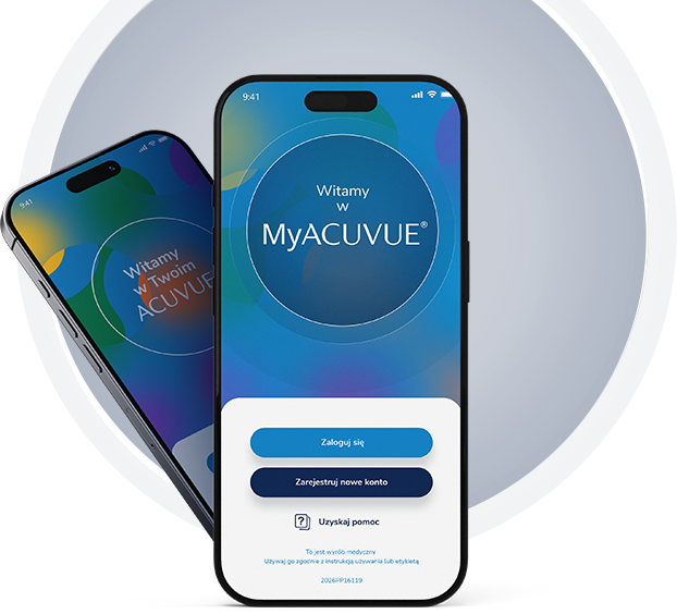 Telefony z aplikacją MyACUVUE®
