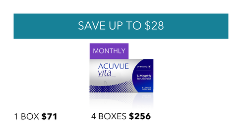 ACUVUE® VITA™ MONTHLY LENSES