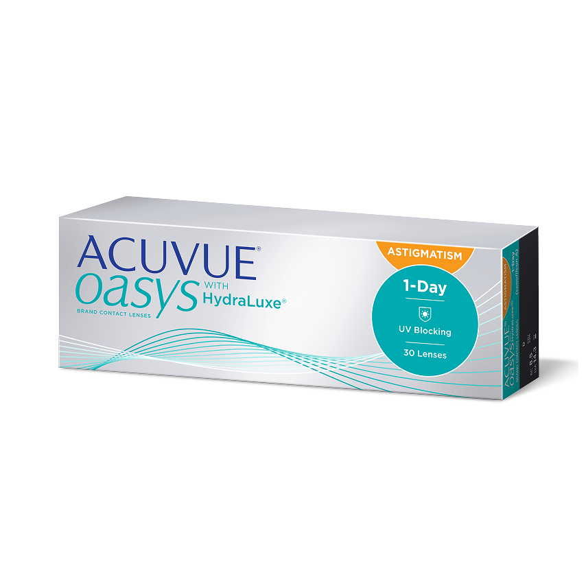 ACUVUE[^®] OASYS with HydraLuxe[^®] for ASTIGMATISM[^*3]