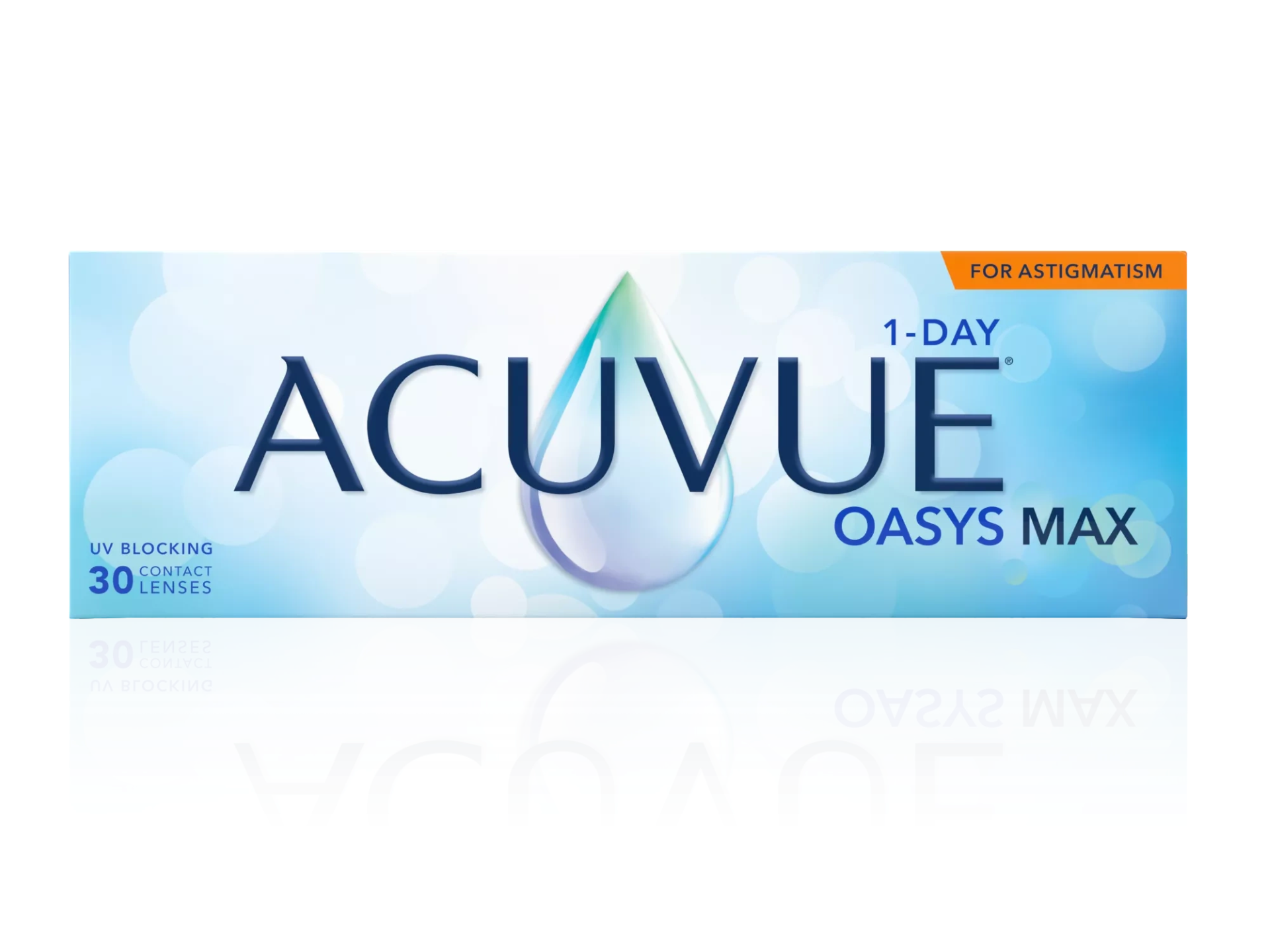 Caja de Lentes de Contacto ACUVUE OASYS 1-Day MAX para Astigmatismo