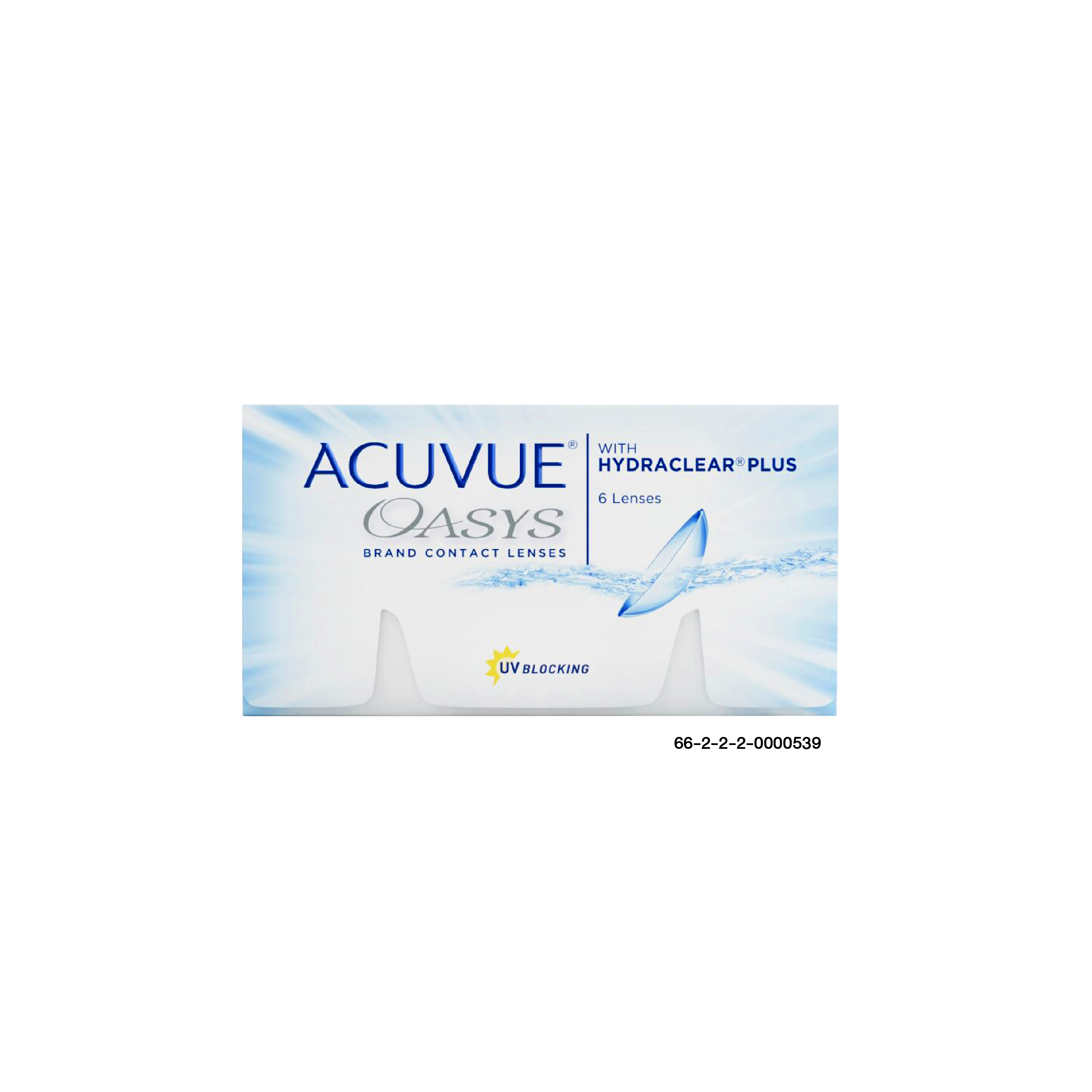 ACUVUE Packshot OASYS w Hydraclear Plus 6P Front Transparent UV PNG