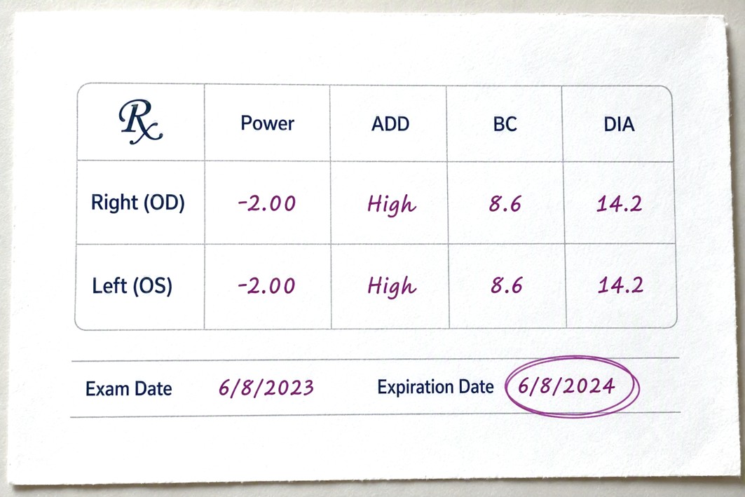 Contac Lens Prescription Expiration Contac Lens Prescription Expiration