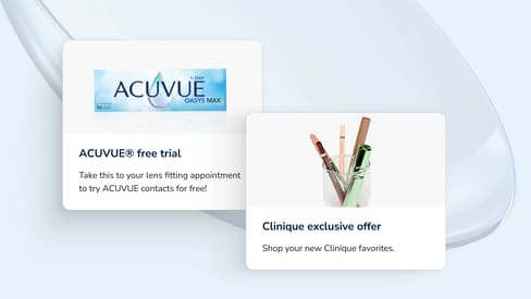 Official image for Clinique and ACUVUE offer a free contact lens trial with an exclusive Clinique offer