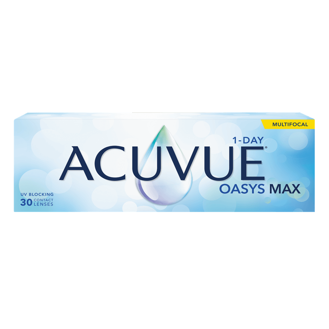 Упаковка контактных линз ACUVUE® OASYS 1-Day Max Multifocal