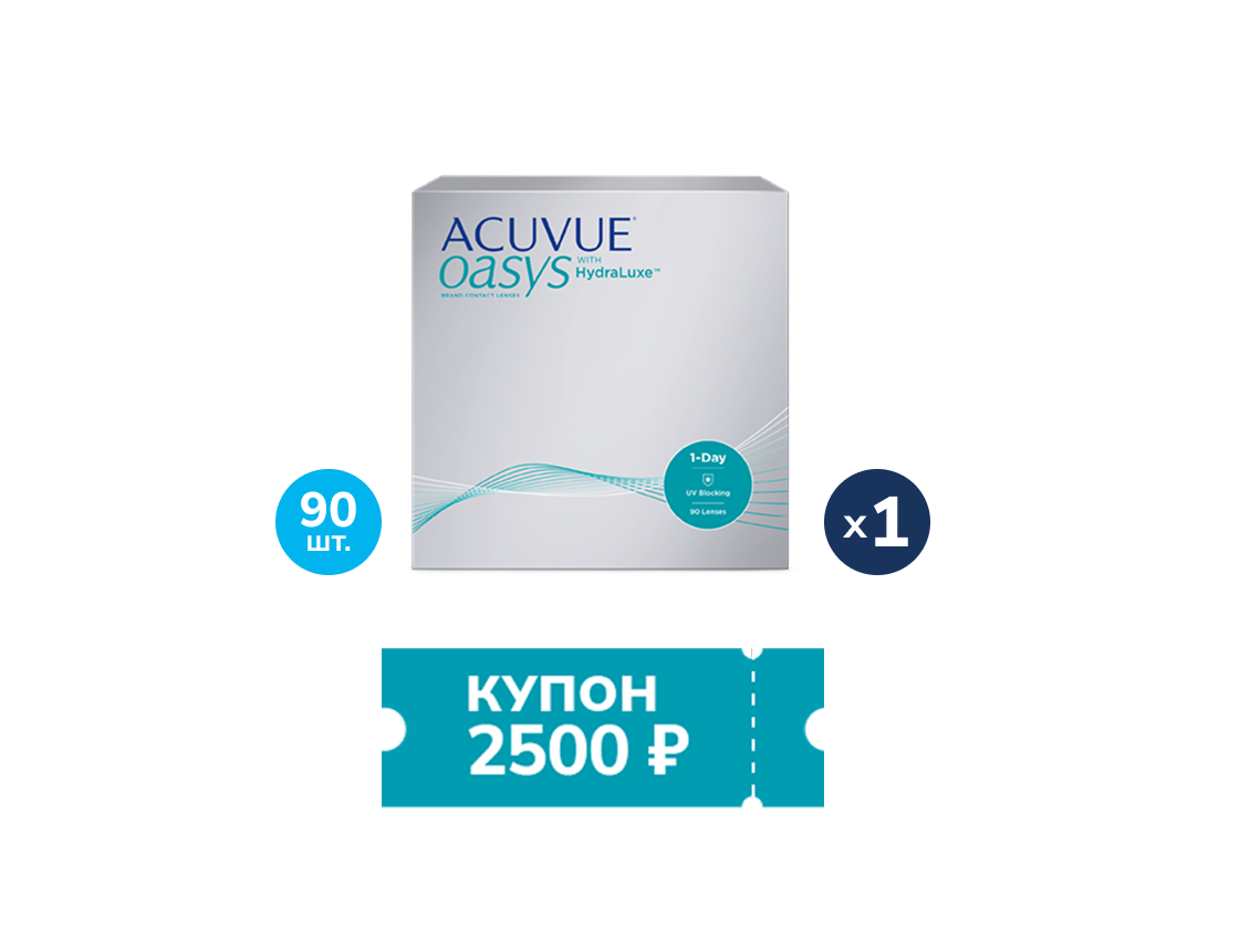 ACUVUE® OASYS 1-DAY with HydraLuxe ACUVUE® OASYS 1-DAY with HydraLuxe