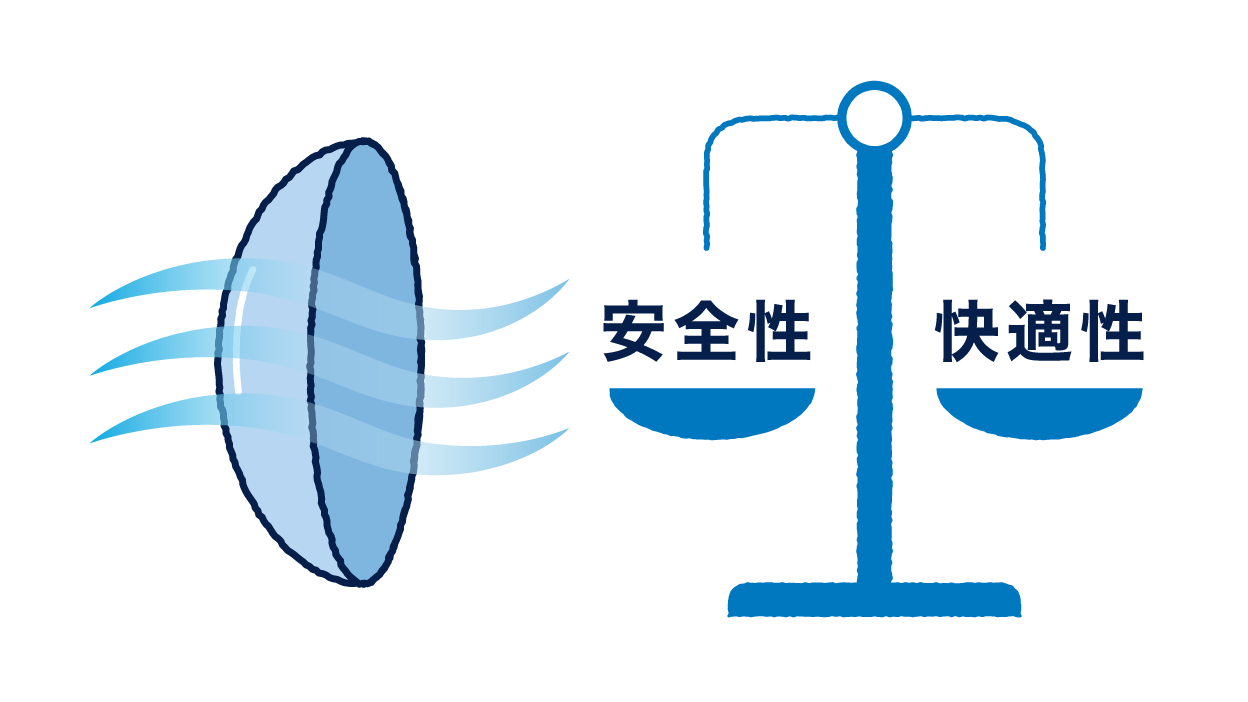 安全性と快適性のバランス 安全性と快適性のバランス