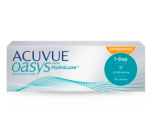 ACUVUE® OASYS with HydraLuxe® for ASTIGMATISM ACUVUE® OASYS with HydraLuxe® for ASTIGMATISM