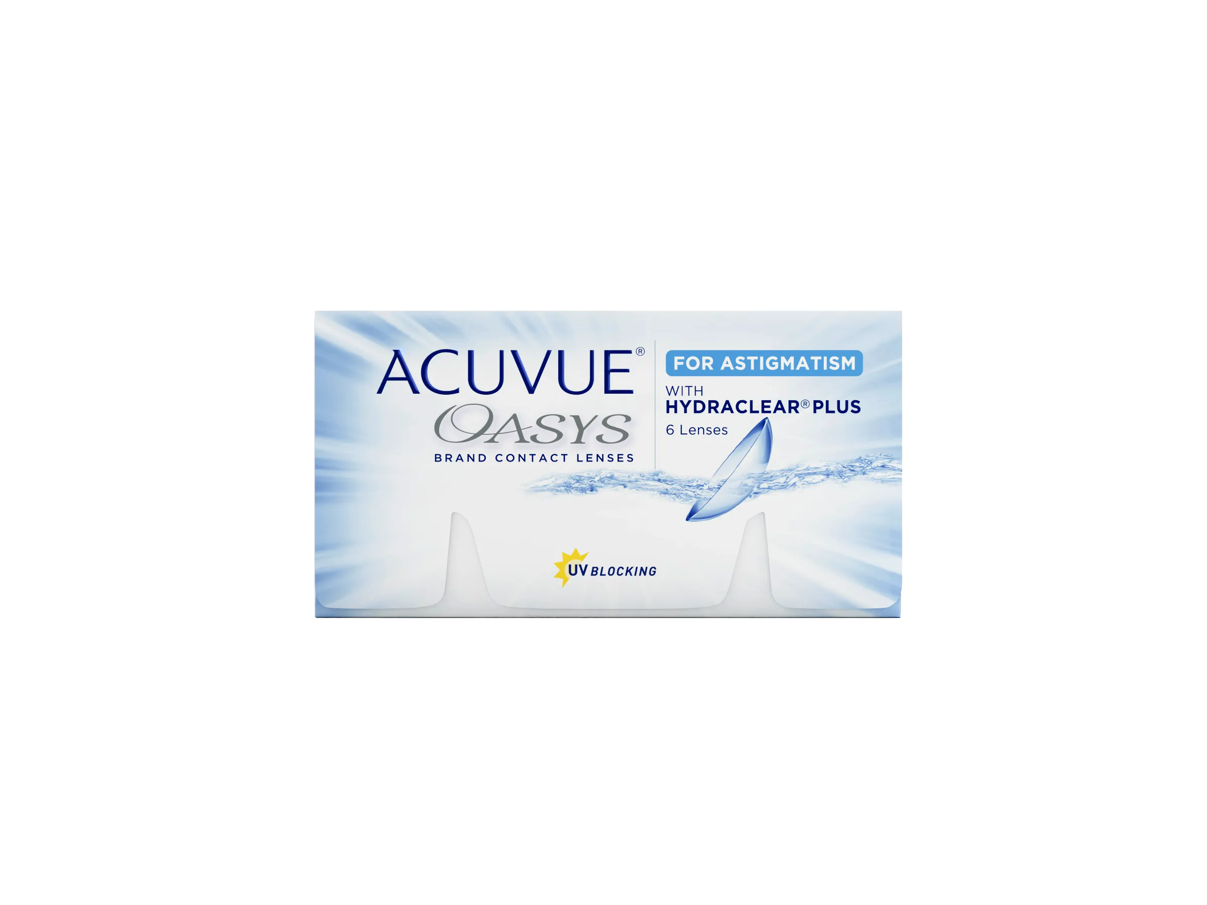 Контактные линзы ACUVUE® OASYS при АСТИГМАТИЗМЕ с технологией HYDRACLEAR® PLUS в упаковке 6 шт.