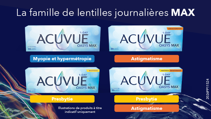 ACUVUE[^®] OASYS MAX 1-Day und ACUVUE[^®] OASYS MAX 1-Day Multifocal Kontaktlinsen