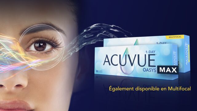 ACUVUE[^®] OASYS MAX 1-Day and ACUVUE[^®] OASYS MAX 1-Day Multifocal contact lenses