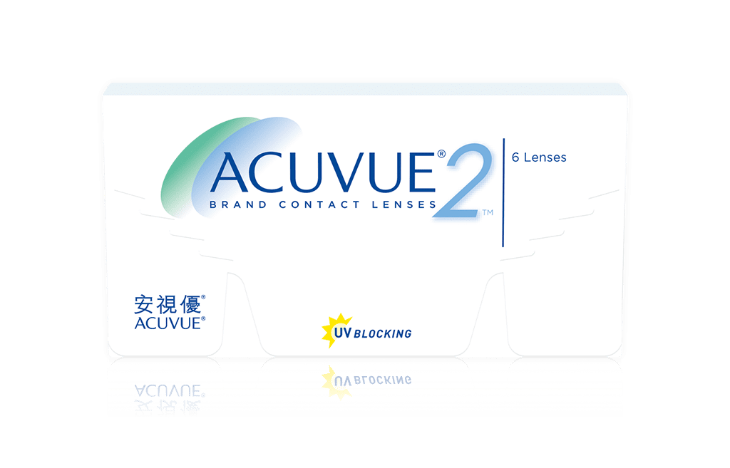 ACUVUE® 2 Brand Contact Lenses 6 pack box image