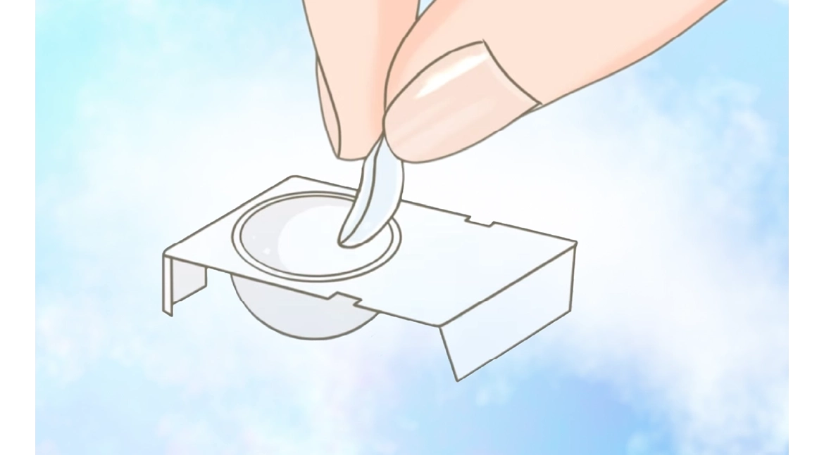 レンズの取り出し方 レンズの取り出し方