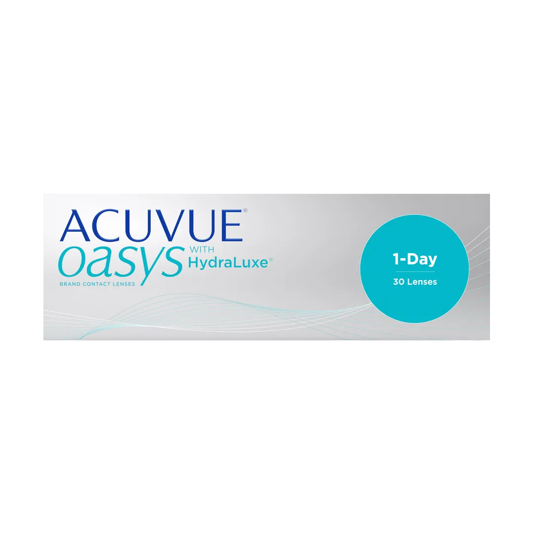 Упаковка контактных линз ACUVUE® OASYS 1-Day с технологий HydraLuxe® 30 линз