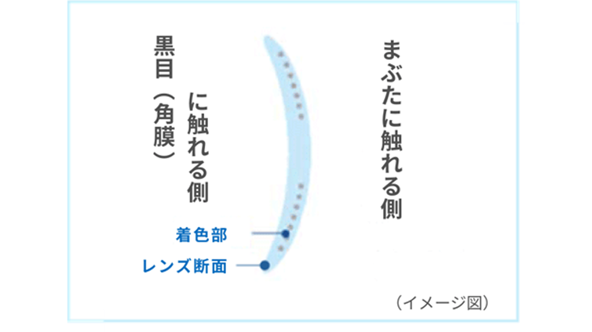 (イメージ図)着色部外径 (イメージ図)着色部外径