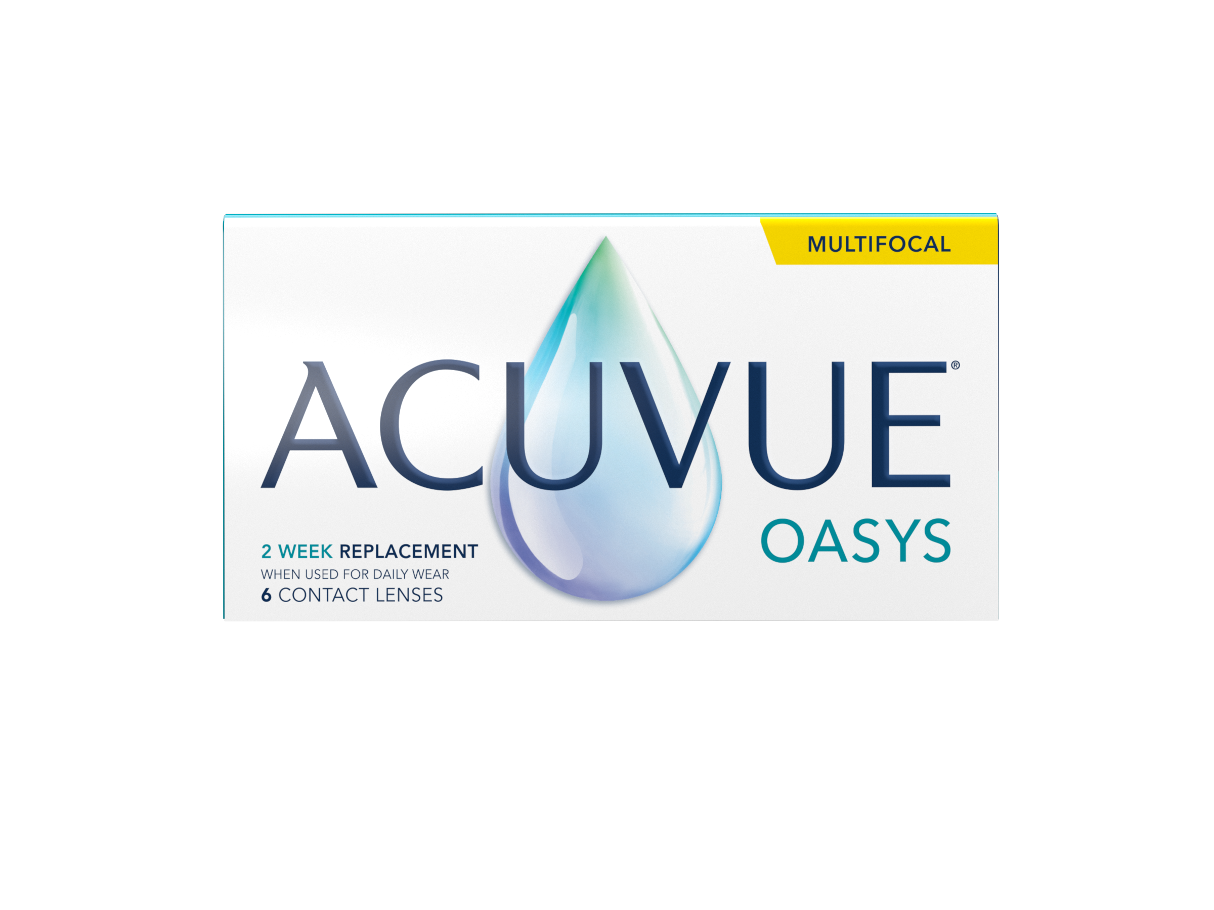 Produktová fotografie opakovaně použitelných dvoutýdenních čoček ACUVUE® OASYS MULTIFOCAL
