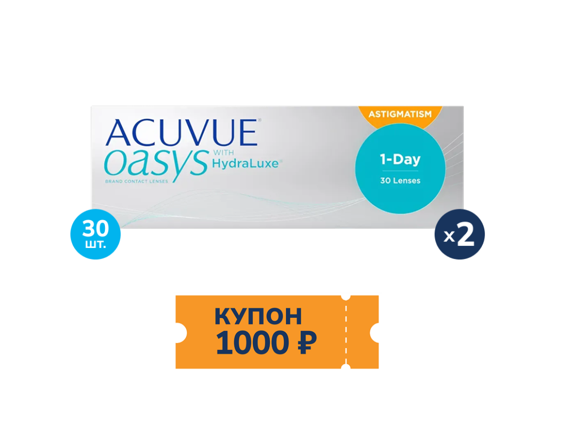 ACUVUE® OASYS with HydraLuxe® for ASTIGMATISM ACUVUE® OASYS with HydraLuxe® for ASTIGMATISM