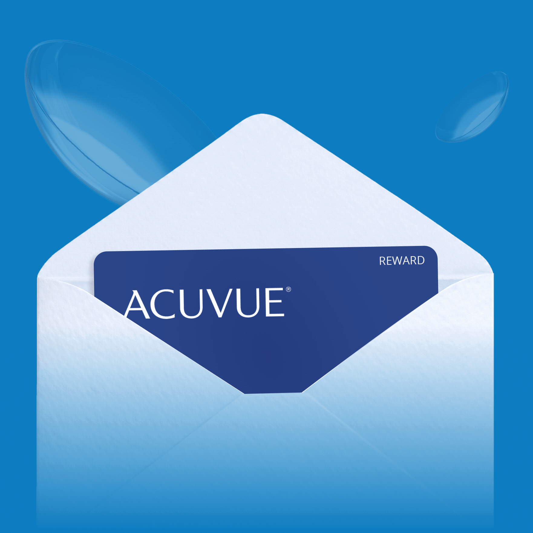 MyACUVUE rewards debit card for contact lens savings