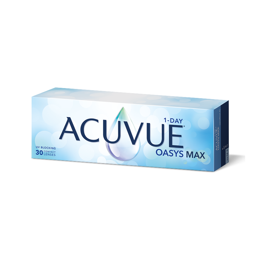 Упаковка ACUVUE® OASYS MAX 1-Day справа