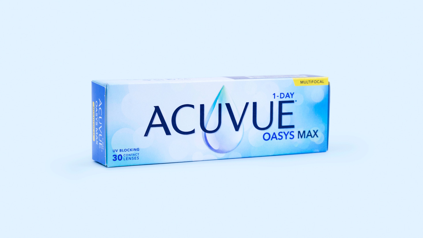 Produktová fotografie čoček ACUVUE® OASYS MAX 1-Day MULTIFOCAL Produktová fotografie čoček ACUVUE® OASYS MAX 1-Day MULTIFOCAL