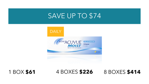  1-DAY ACUVUE® MOIST® WITH LACREON™