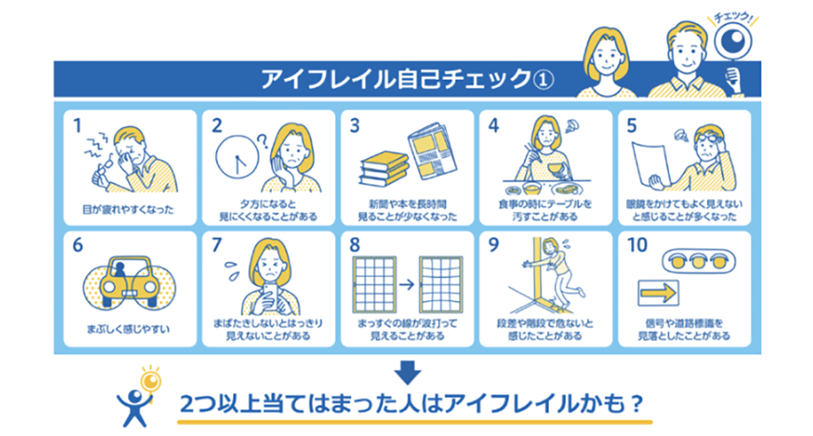 アイフレイル自己チェック①