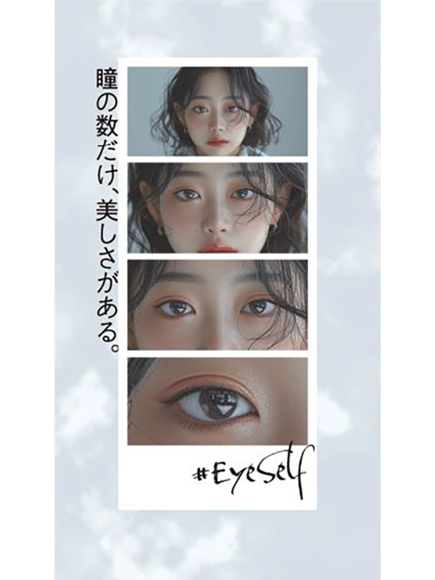 瞳4カットチャレンジ