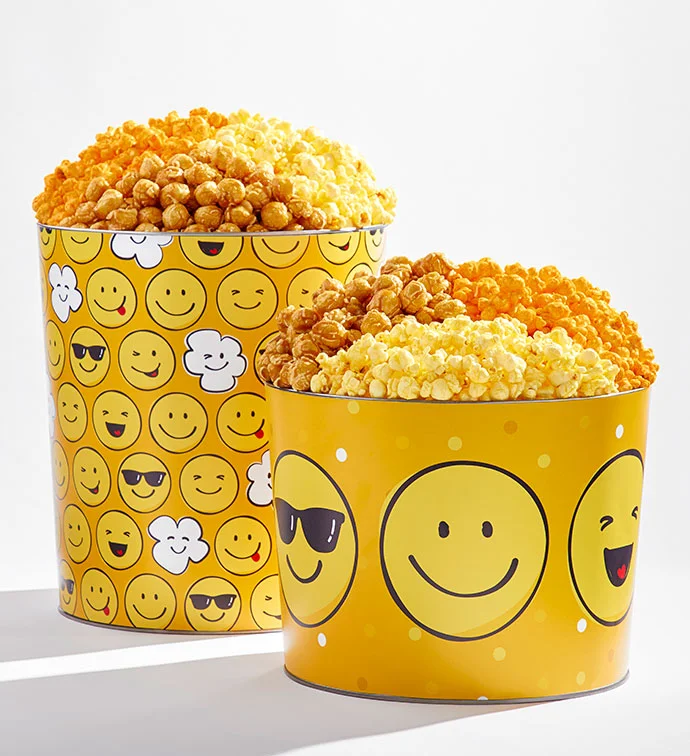1 Retro Style Reusable Popcorn Bowl Plastic Container Movie Theater Bucket  8.5