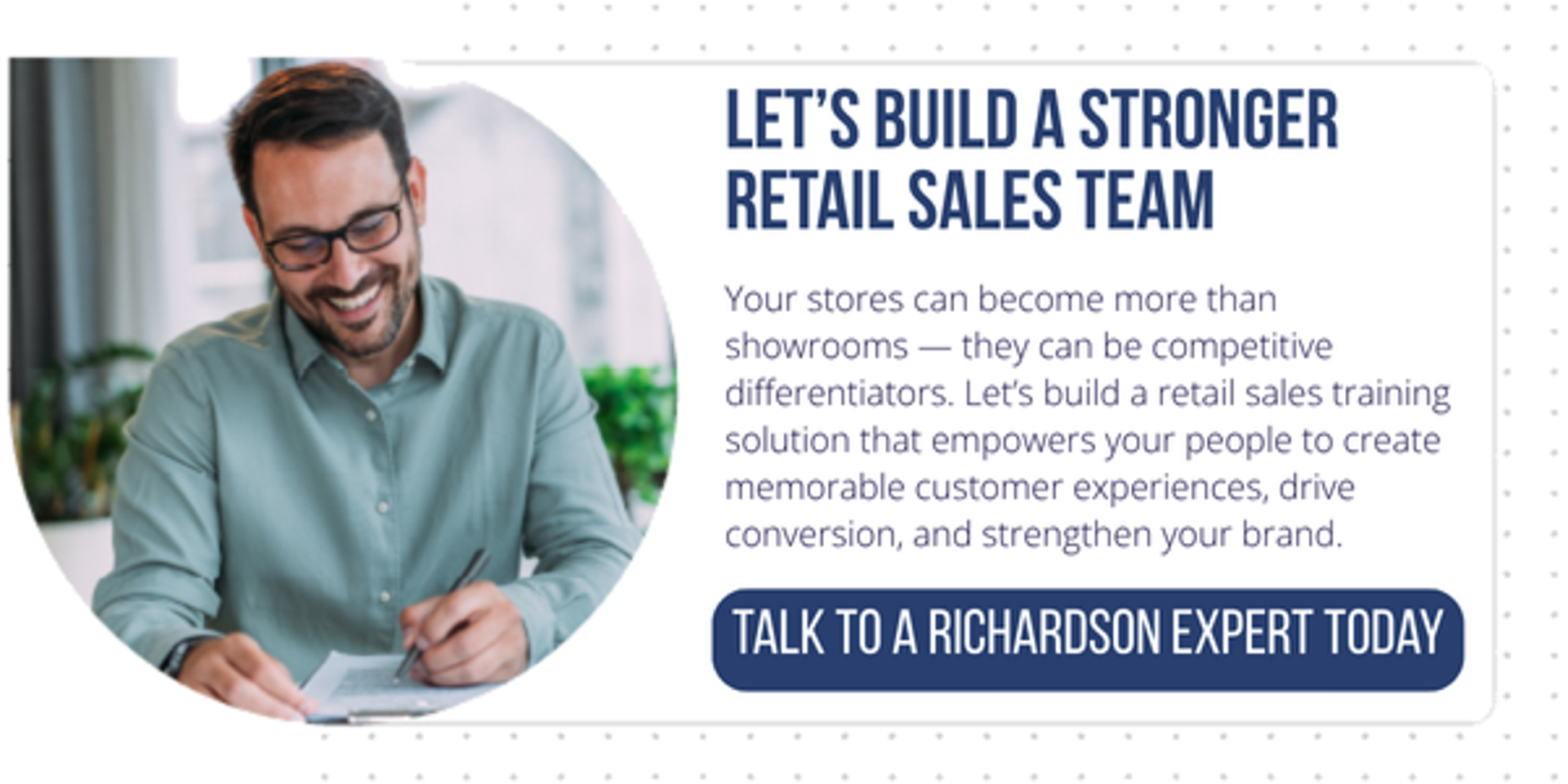 click here to contact richardson about retail sales training